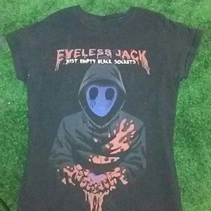Girls Eyeless Jack Creepypasta Shirt